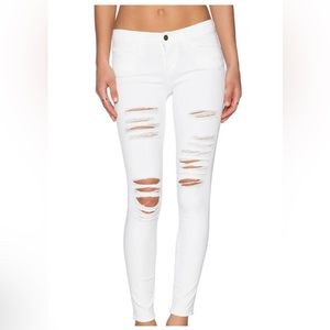 Frame Le Skinny de Jeanne , White Destroyed , 28